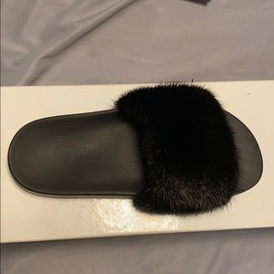 Black Mink Givenchy Slide